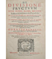 De Divisione Fructuum, Horatio Barbato (Jacobi, Gassari, 1638)
